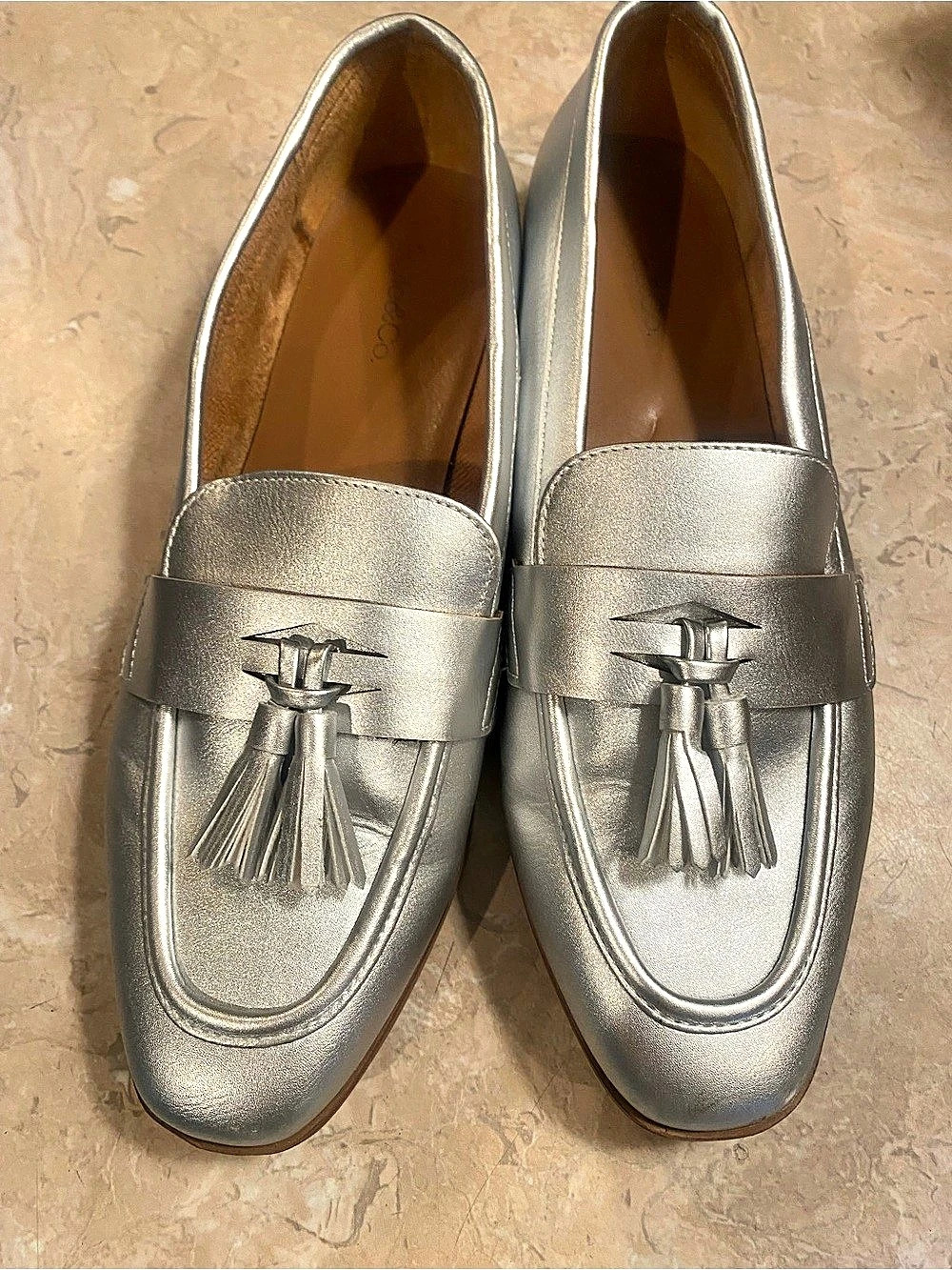 Style&Co. Tassel Loafers in Silver US 9